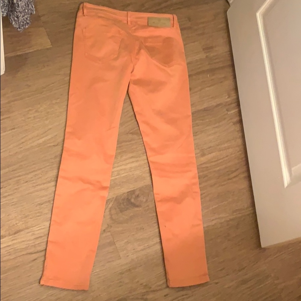 Orange denim pants - Picture 2 of 4